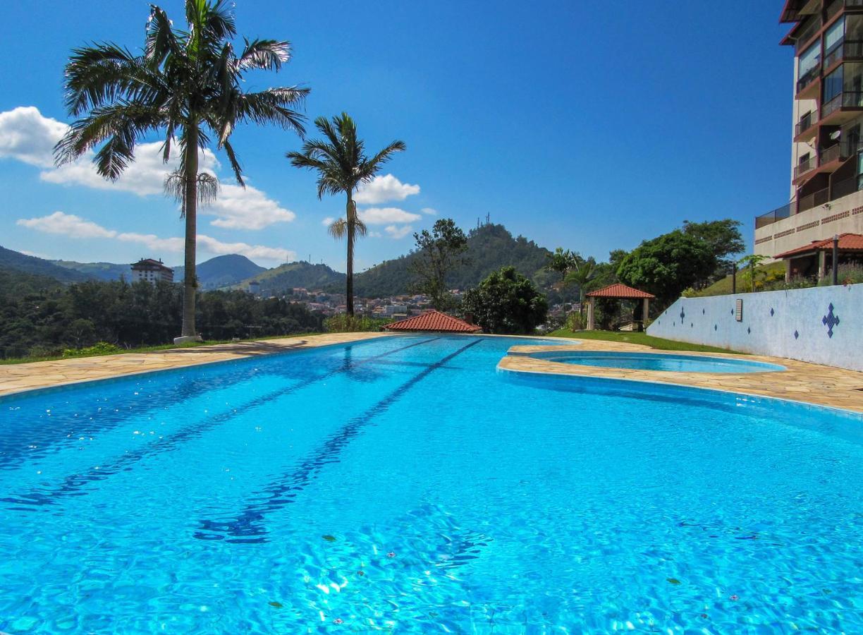Apto c lazer e linda vista verde Águas de Lindóia Exterior foto