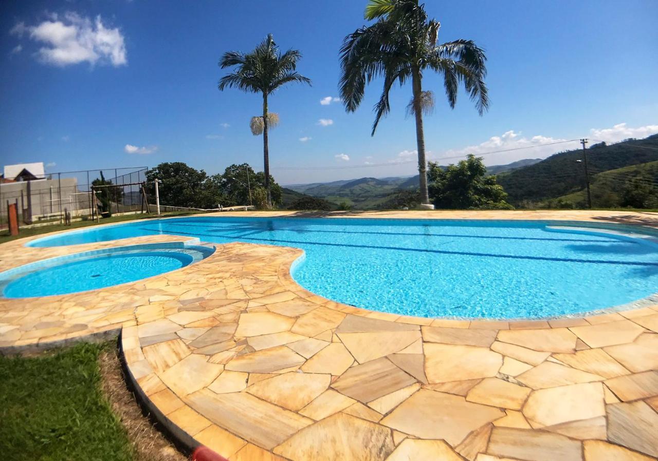 Apto c lazer e linda vista verde Águas de Lindóia Exterior foto