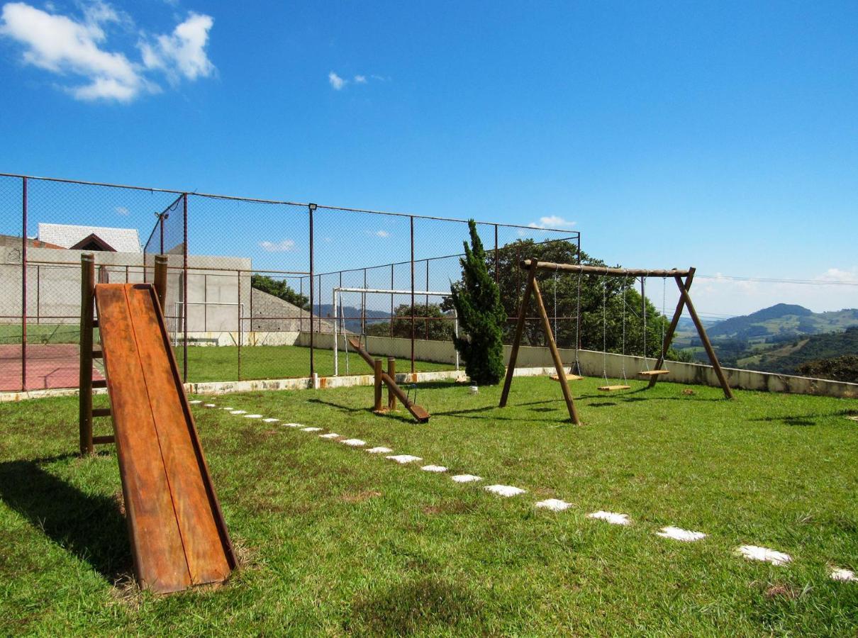 Apto c lazer e linda vista verde Águas de Lindóia Exterior foto